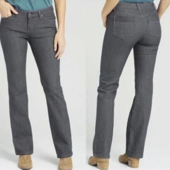 PrAna Jada Mid Rise Bootcut Jeans Grey 2/26 Outdoor Athleisure Business Casual - Picture 1 of 14